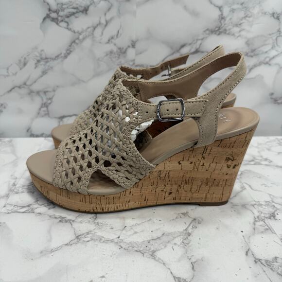 Mix No 6 Women’s Wedge sandal Size 6 NEW # Box M580 - Picture 1 of 7